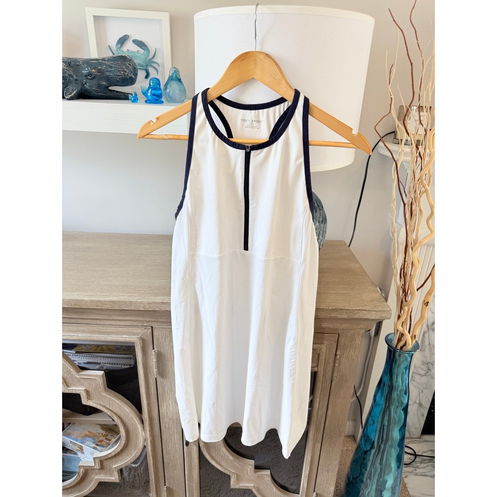Tory Sport Performance Dress Women White Medium